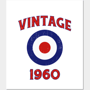 Mod Vintage 1960 Posters and Art